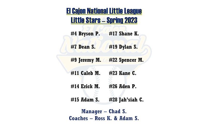 Meet Your ECN Spring 2023 Little Stars!