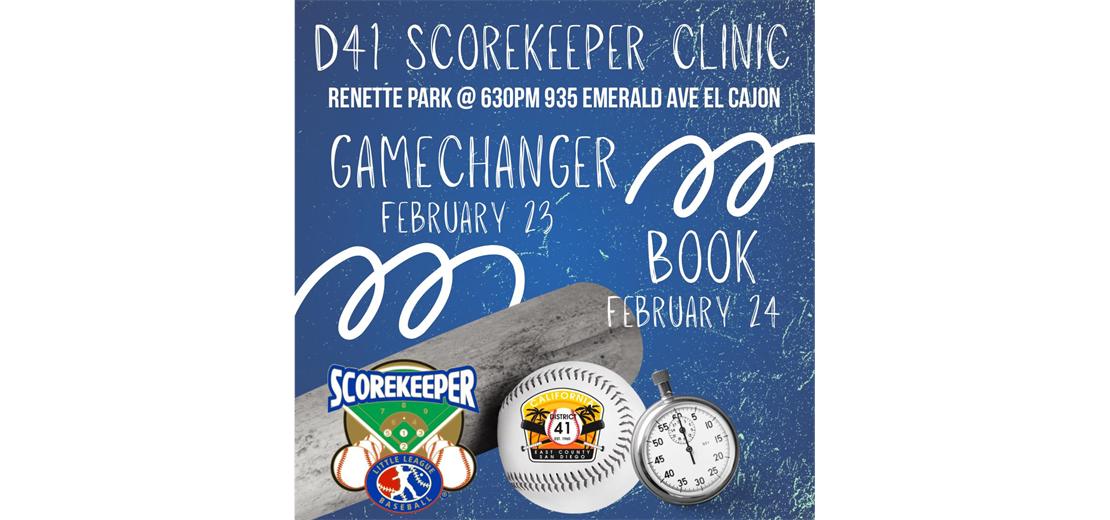 D41 Scorekeeper Clinics Mon 2/23 & Tues 2/24