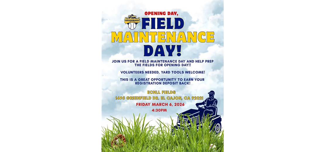 Field Maintenance Day, Friday 3/6