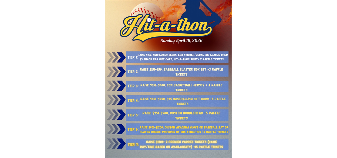 ECN Annual Hit-a-Thon - Sunday April 19
